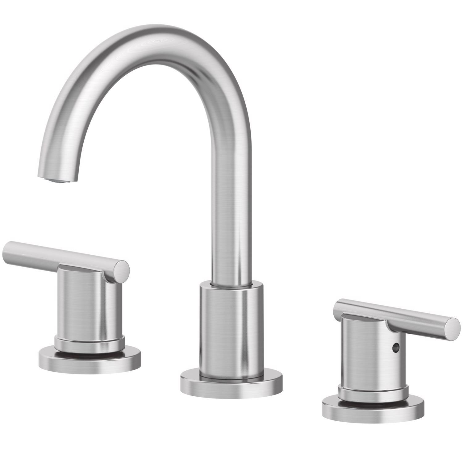 Oakbrook Collection Alexis Brushed Nickel Modern Widespread