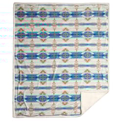 Carstens Inc 68 in. H X 68 in. L Multicolored Polyester Throw Blanket