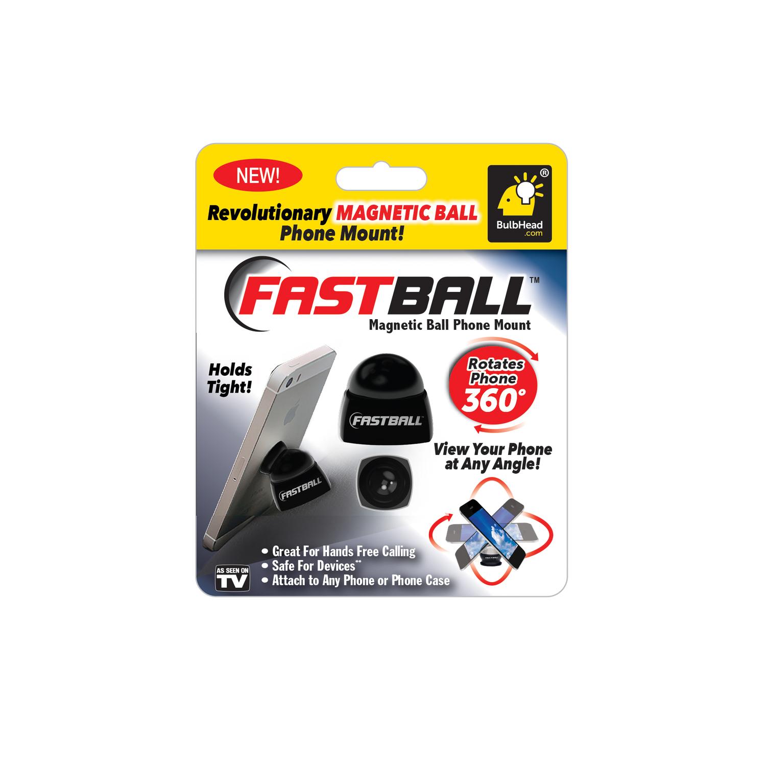 Fast Ball Black Magnetic Ball Phone Holder Mfr# 13343-6 Ace Hardware