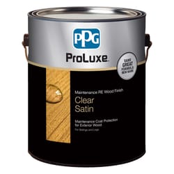 ProLuxe Maintenance RE Transparent Satin Clear Oil-Based Acrylic/Alkyd/Urethane Wood Protection 1 ga