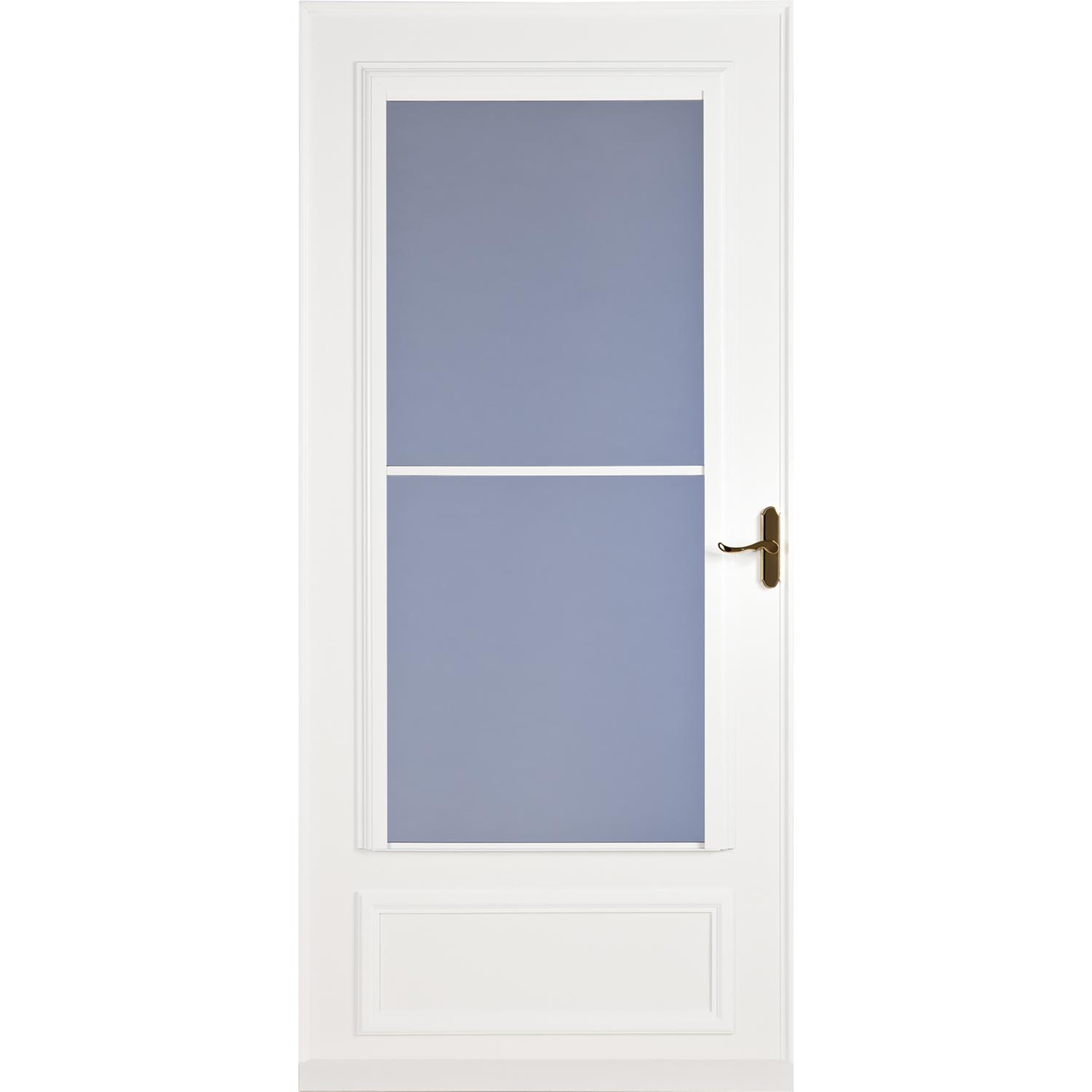 Larson Screen Away 81 in. H X 32 in. W Vinyl/Wood White Mid-View