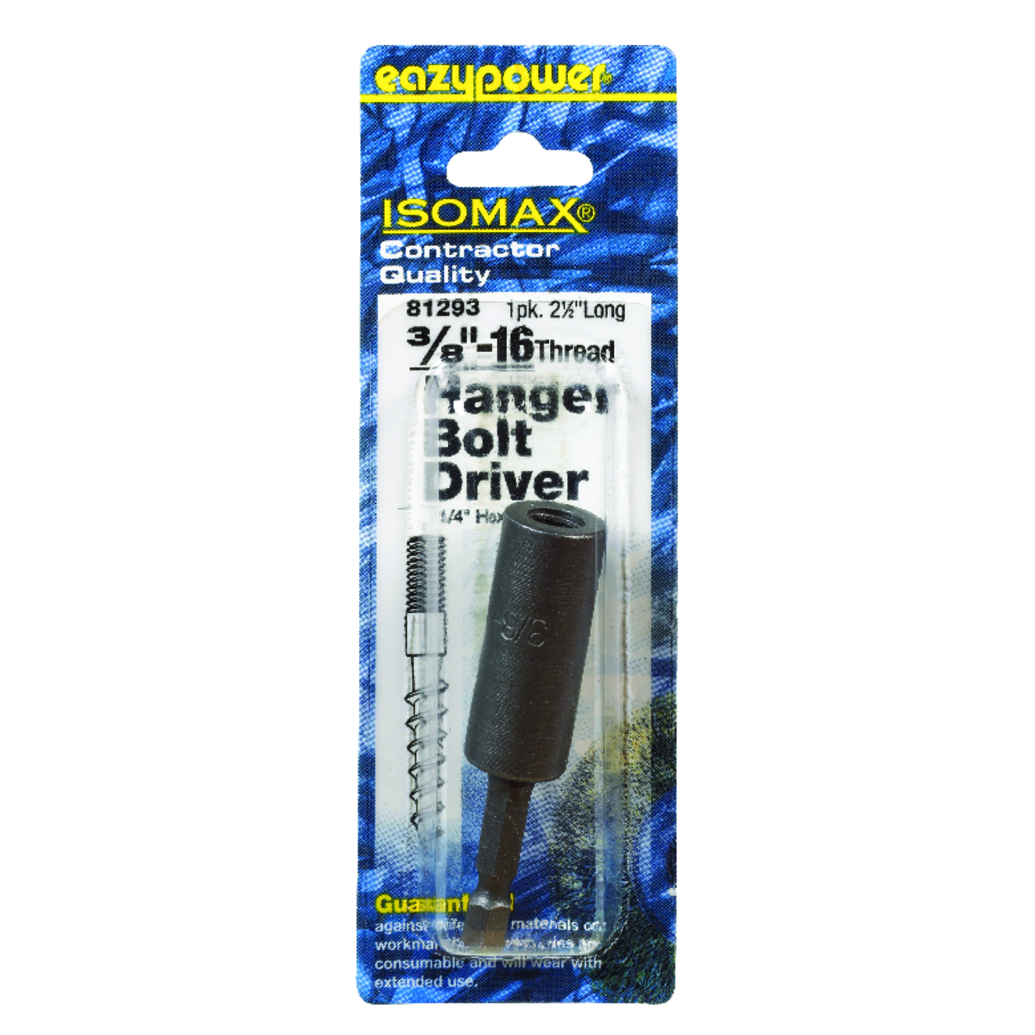 Eazypower Isomax Hex 1/4 in.-20 X 2-1/2 in. L Screwdriver Bit
