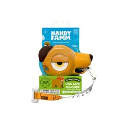 Handy Famm Nutmeg Dog Kid's Tape Measure Yellow