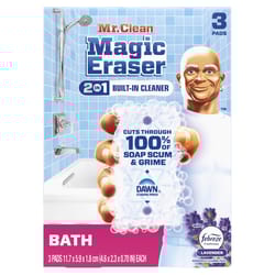 Mr Clean Non-Scratch Magic Eraser For Bath and Shower 3 pk