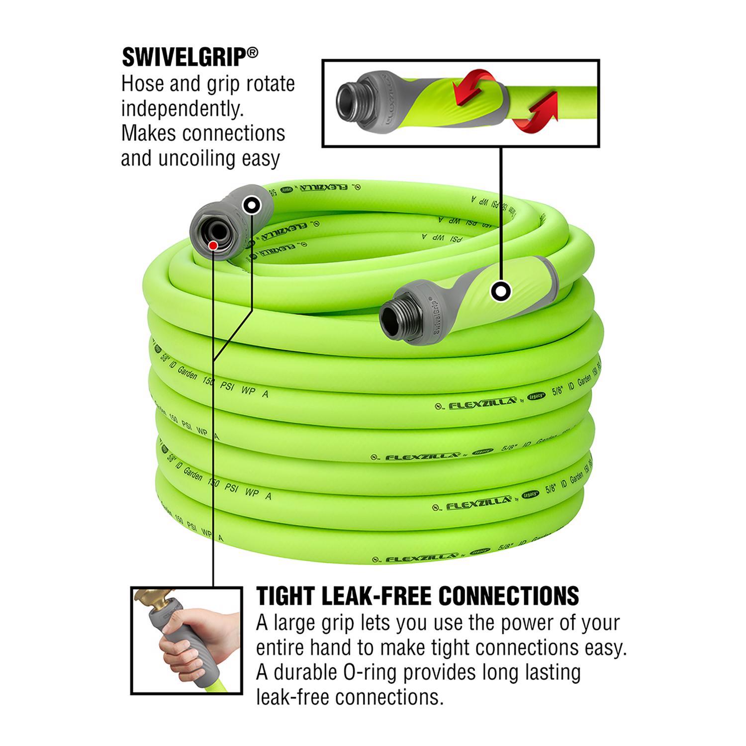 Legacy Flexzilla SwivelGrip 5/8 in. D X 100 ft. L Heavy Duty