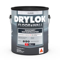 Drylok Floor and Wall High-Gloss Clear Latex Concrete and Masonry Sealer 1 gal