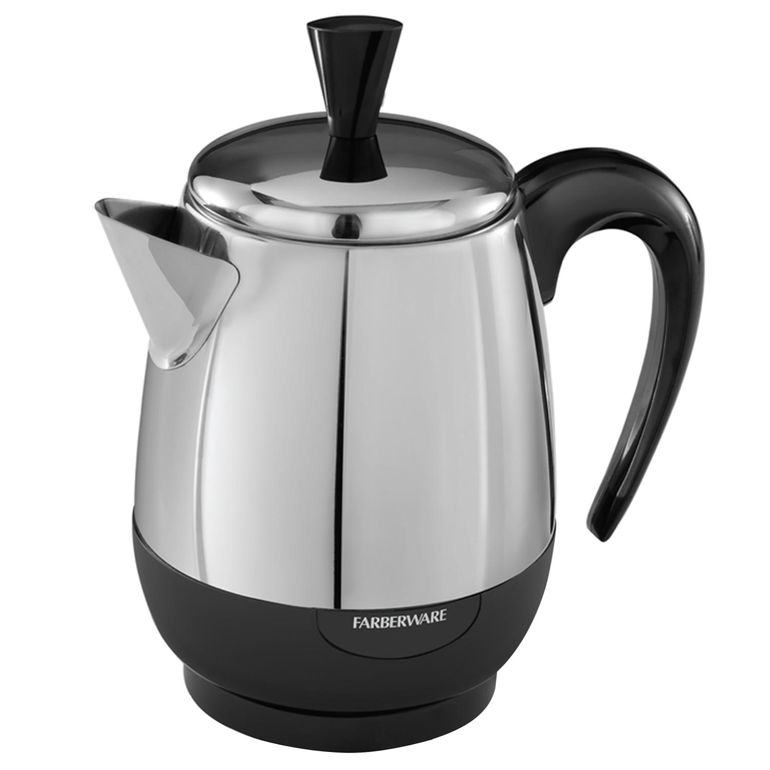 Farberware FCP240 4 Cups Electric Percolator - Silver