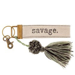 Karma Savage Tassel Keychain Cotton Canvas 1 pk