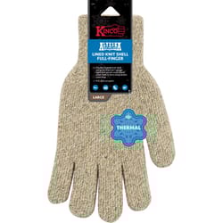 Kinco Alyeska L Wool Winter Tan Dotted Gloves