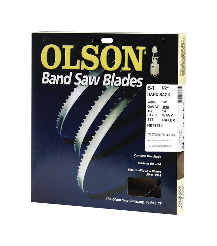 thumbnail image 2 of Olson Band Saw Blades 71-3/4" X 1/8" 14TPI Flex Back – 2-Pack For Delta 28-140 & Shopsmith 2 of 6