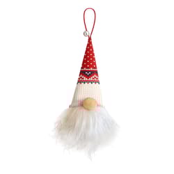 Christmas Gnome Multicolored Blank Ornament 5.5 in.