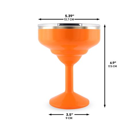 Yukon Outfitters Polarita 14 oz Bright Peach BPA Free Tumbler Mfr