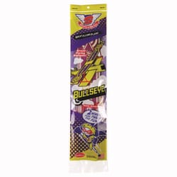 Guillow's Bullseye Biplane Flying Plane Natural/Purple