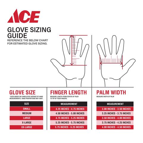 Ace Extreme High Performance Grip Gloves Black L 1 pk Mfr# 54137