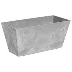 Novelty ArtStone 6.8 in. H X 14.5 in. W X 6.5 in. D Resin Ella Window Box Gray