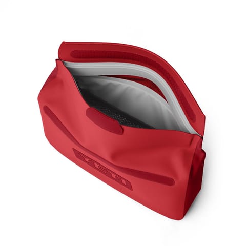 yeti bags for $1 Daytrip 14L Insulated Soft Cooler Tote Bag, Rescue Red with 4 lb ICE Block Refreezable Reusable Cooler Ice Pack Designed for larger outings and all 1 Gallon Jug Holder Compatible