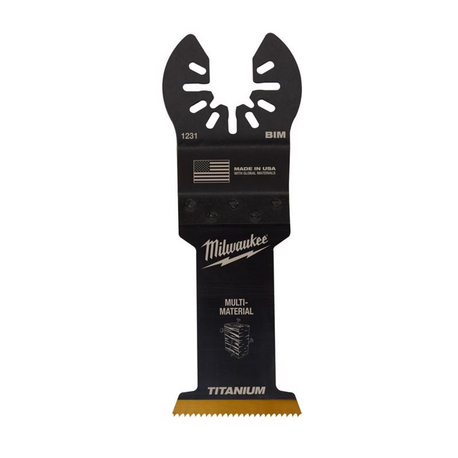Photos - Power Tool Battery Milwaukee Universal Fit Open-Lok 2-1/2 in. W Bi-Metal Multi-Tool Oscillating Blade Multi-Material 10 49-25-1239 