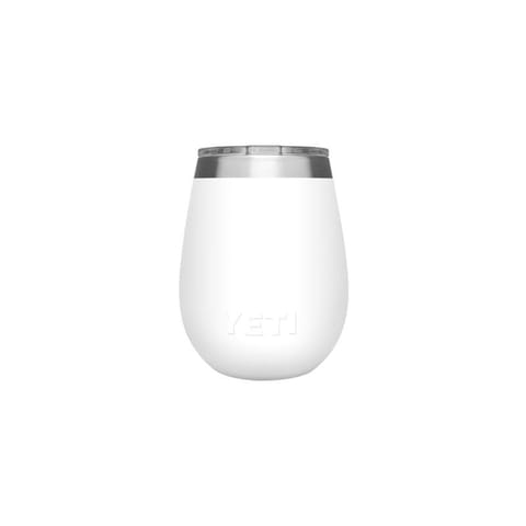 YETI Rambler 10 oz White BPA Free Wine Tumbler with MagSlider Lid