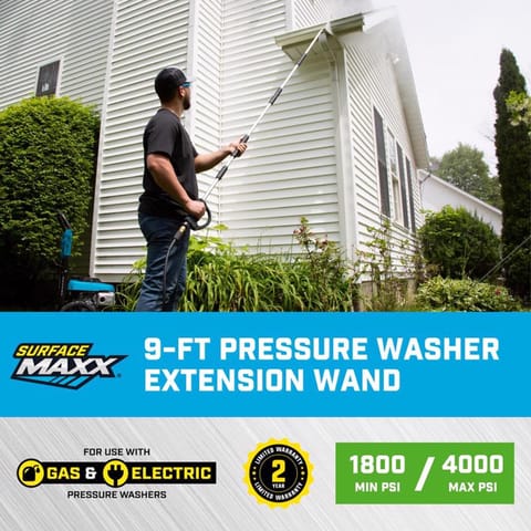 SurfaceMaxx 9 ft. L Extended Reach Wands 4000 psi Mfr# SGY-PWA96