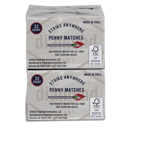 Diamond Greenlight 1.75 in. L Strike Anywhere Matches 32 pc Mfr
