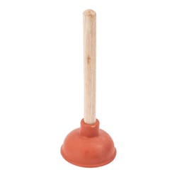 PlumbCraft Plunger 9 in. L X 4 in. D