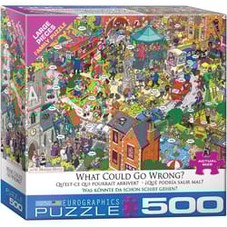 Eurographics What Could Go Wrong Jigsaw Puzzle Multicolored 500 pc