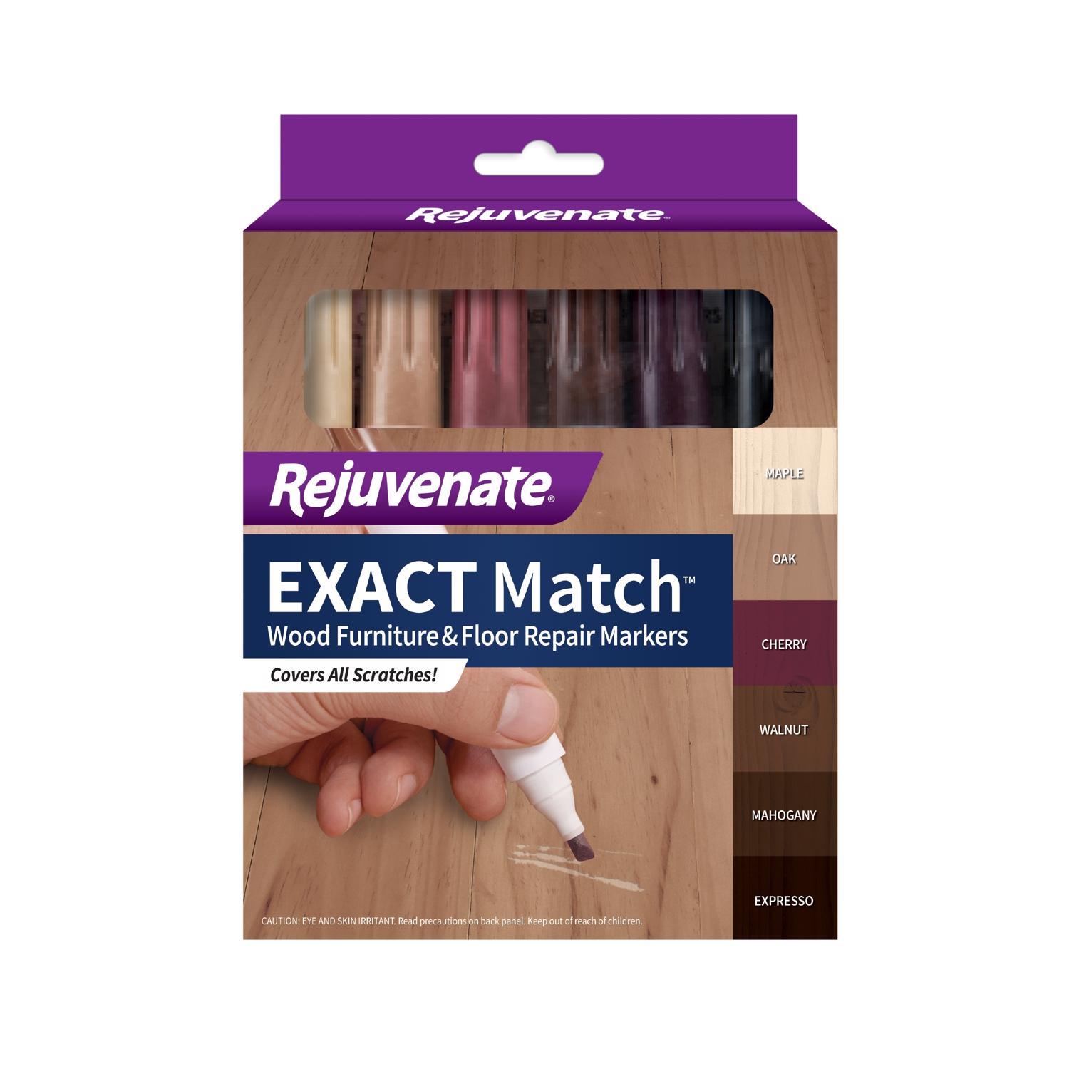 Rejuvenate Assorted Medium Tip Wood and Furniture Repair Markers 6