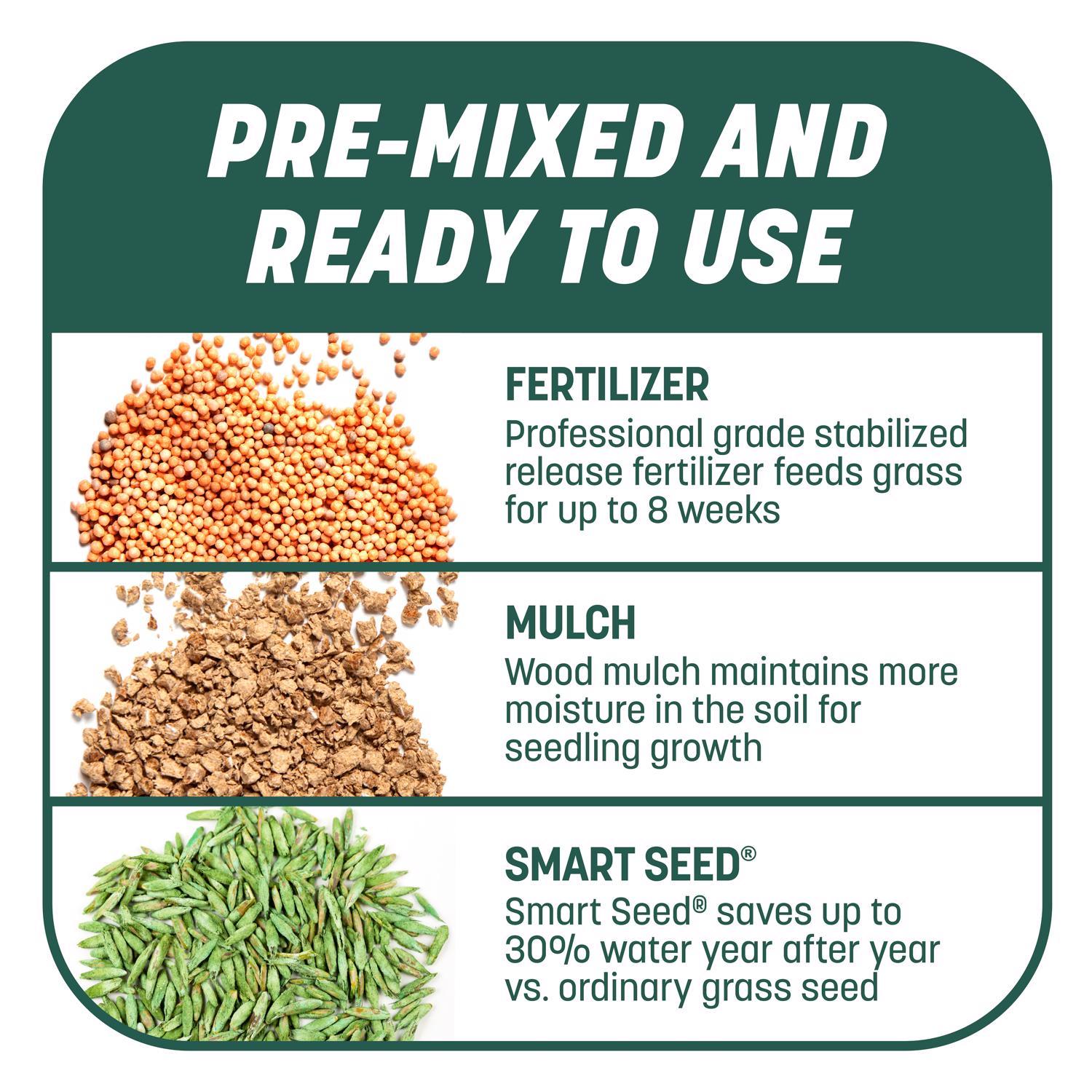Pennington Smart Patch Mixed Sun or Shade Seed/Fertilizer/Mulch Repair Kit - Thumbnail 4