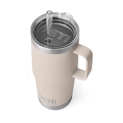 YETI Rambler 25 oz Cape Taupe BPA Free Straw Mug Mfr# 21071503600