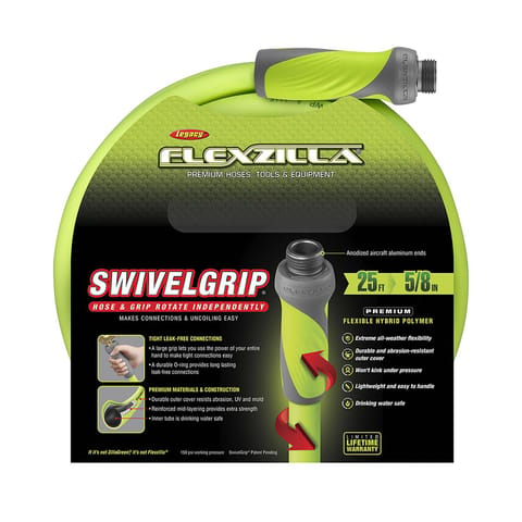 Legacy Flexzilla SwivelGrip 5/8 in. D X 25 ft. L Heavy Duty