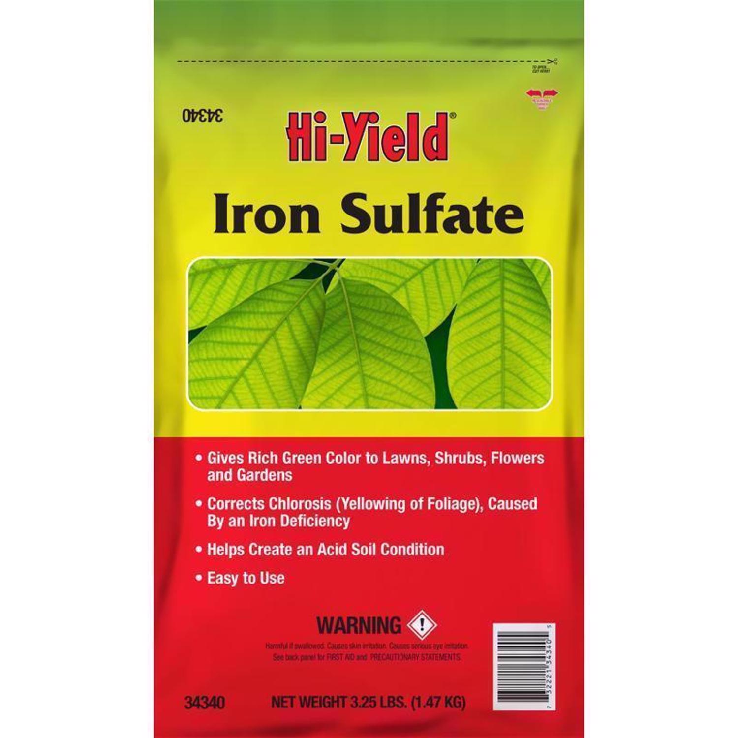7736648 1000 sq ft. 3.25 lbs Iron Sulfate Soil Conditioner