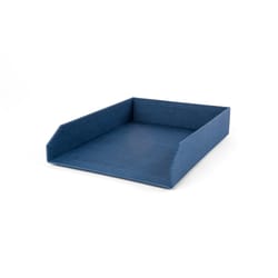 Bigso Box of Sweden Hakan 2.4 in. H X 9.1 in. W X 12.2 in. D Letter Tray Blue