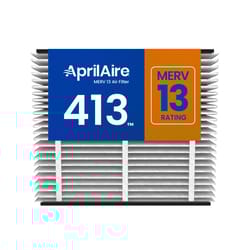 AprilAire 16 in. W X 25 in. H X 4 in. Synthetic Fiber 13 MERV Pleated Air Cleaner Cabinet Air Filter