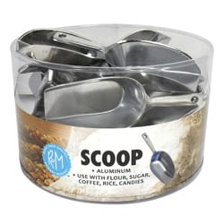 R&M International Corp Silver Aluminum Scoop