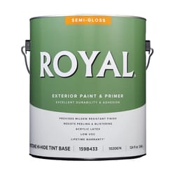 Royal Semi-Gloss Tint Base Mid-Tone Base Paint Exterior 1 gal