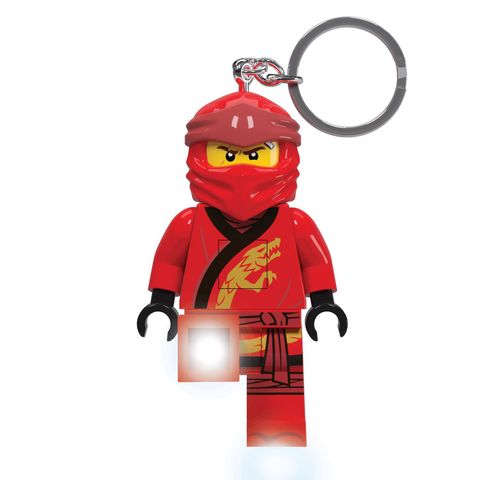 LEGO Ninjago Plastic Red Kai Keychain w/LED Light Mfr# KE149H