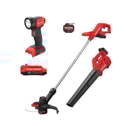 CRAFTSMAN V20 Trimmer Blower Combo Kit with V20 2 Ah Battery with V20 Work Light
