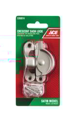 Ace Silver Brass Window Lock 1 pk