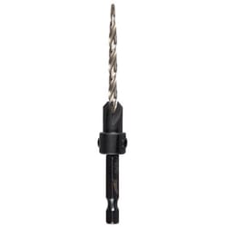 Milwaukee #8 Sizes X 11/64 in. D X 0.3 in. L Black Oxide Countersink Bit 1 pc