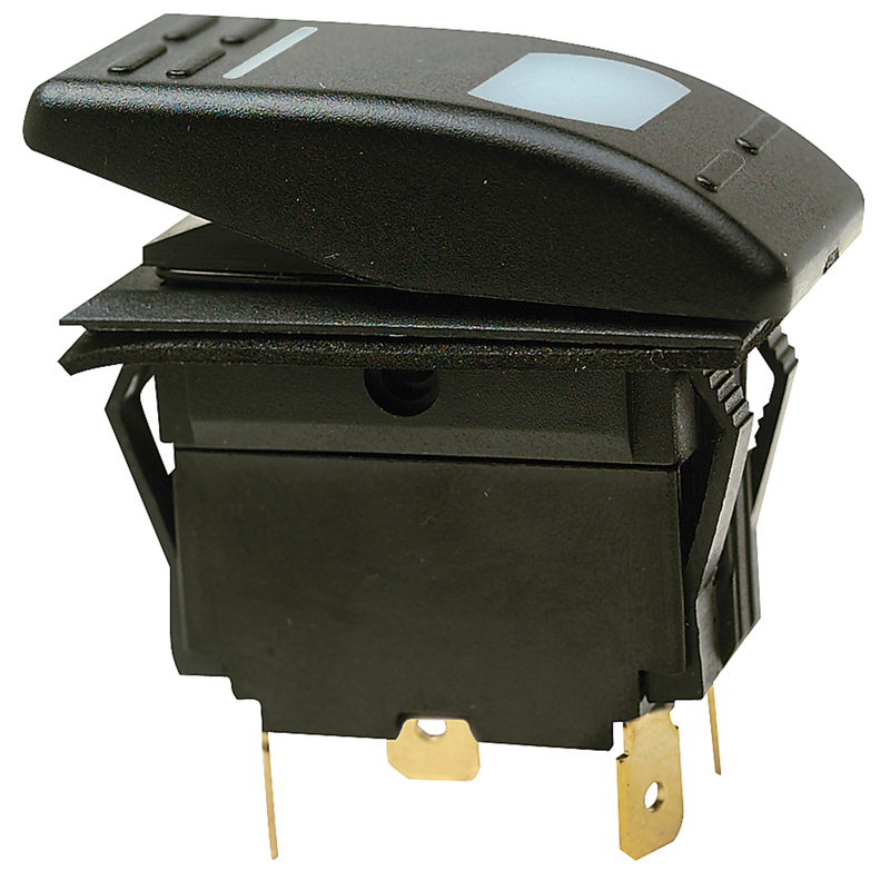 8505281 Black Polycarbonate Rocker Switch