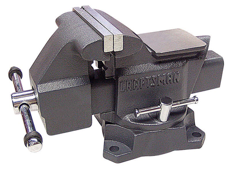 Irwin 5 in. Steel Workshop Bench Vise Swivel Base Mfr# 226305ZR