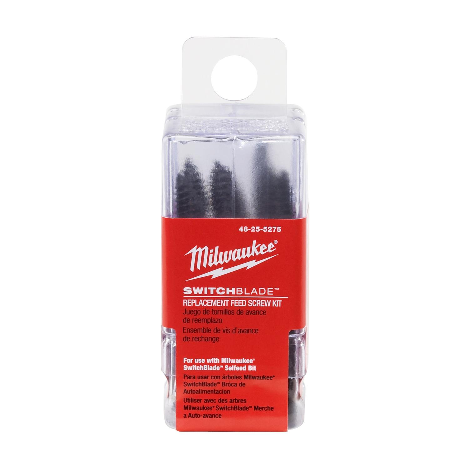 Photos - Drill Bit Milwaukee Switchblade Carbon Steel Self-Feed  Set Hex Shank 9 pc 48-25-5275 