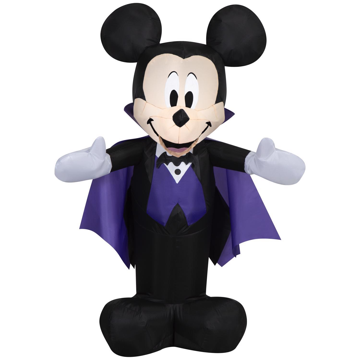 Disney 4 ft. Prelit Mickey as Vampire Inflatable