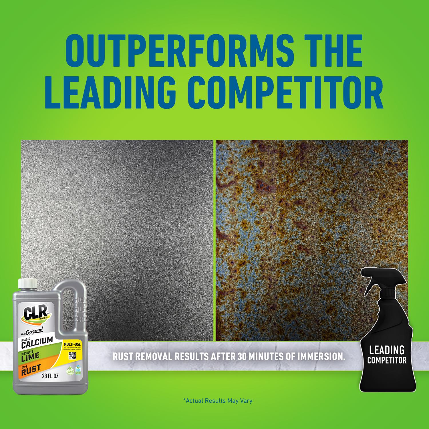 thumbnail image 2 of CLR Calcium, Lime And Rust Remover - 28 Oz. 2-Pack (56 Oz. Total) - Concentrated, Unscented 2 of 4