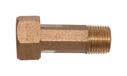 Legend Valve 1 in. MNPT Pattern X 1 in. D AWWA Bronze Meter Coupling
