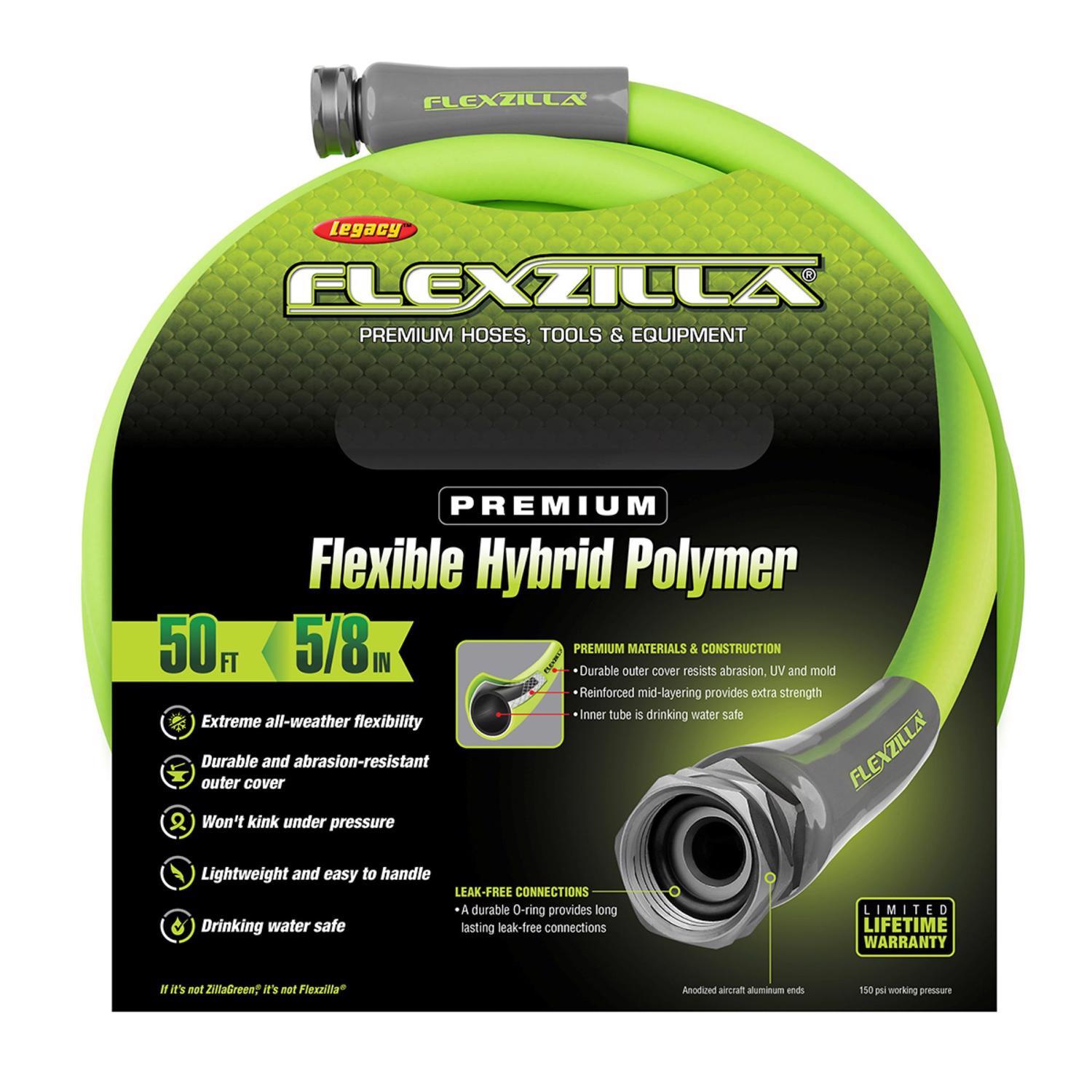 Photos - Garden Hose Legacy Flexzilla 5/8 in. D X 50 ft. L Heavy Duty Premium Grade  HFZG550YW 