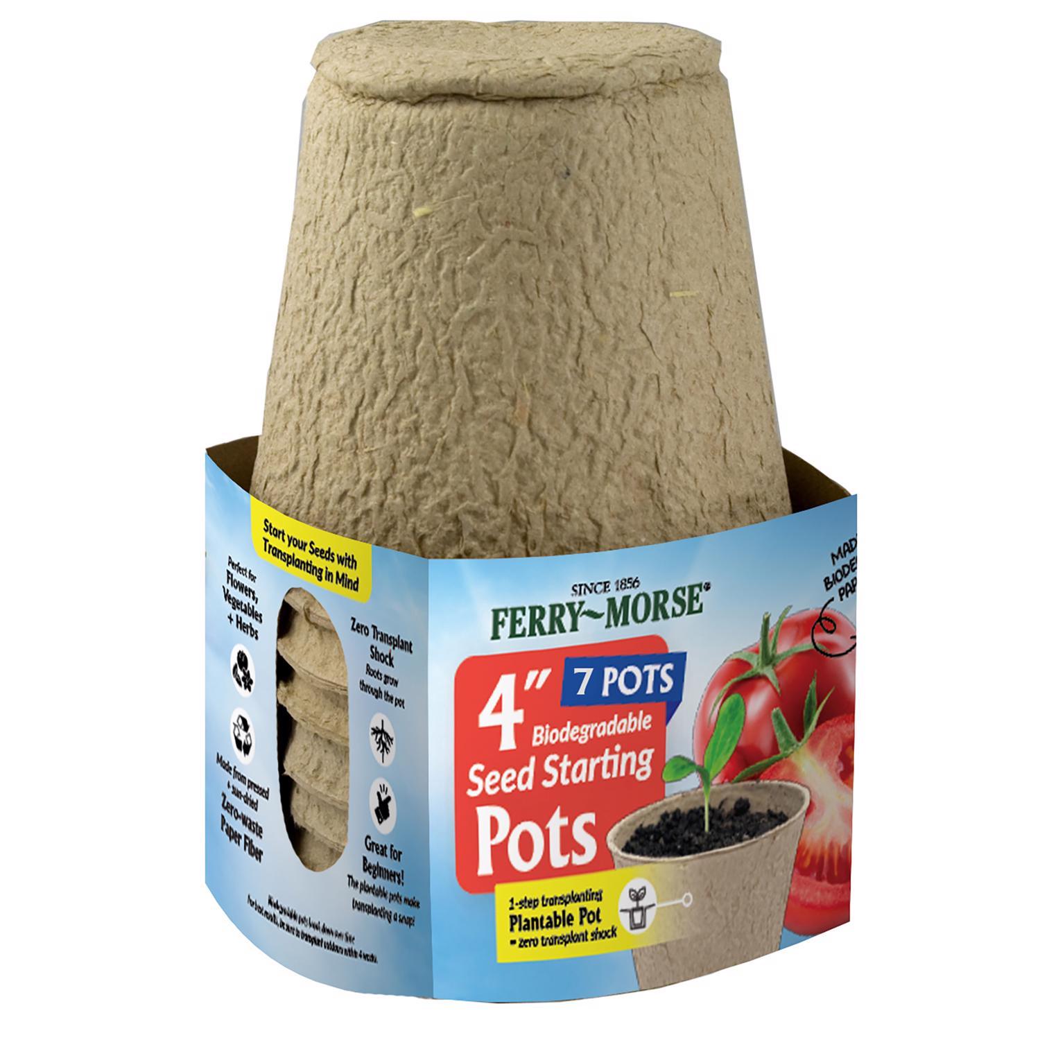 Ferry-Morse 7 Cells 5 in. H X 4 in. W X 4 in. L Seed Starting Peat