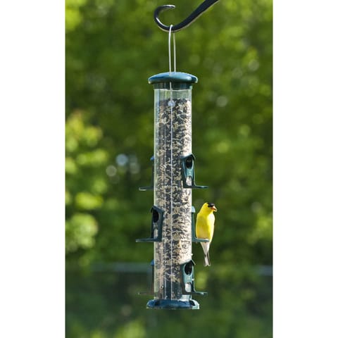 Audubon Wild Bird 2 lb Plastic Tube Bird Feeder 6 ports Mfr# 23920
