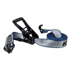 Keeper 2 in. W X 14 ft. L Gray Ratchet Tie Down Strap 3333 lb 1 pk