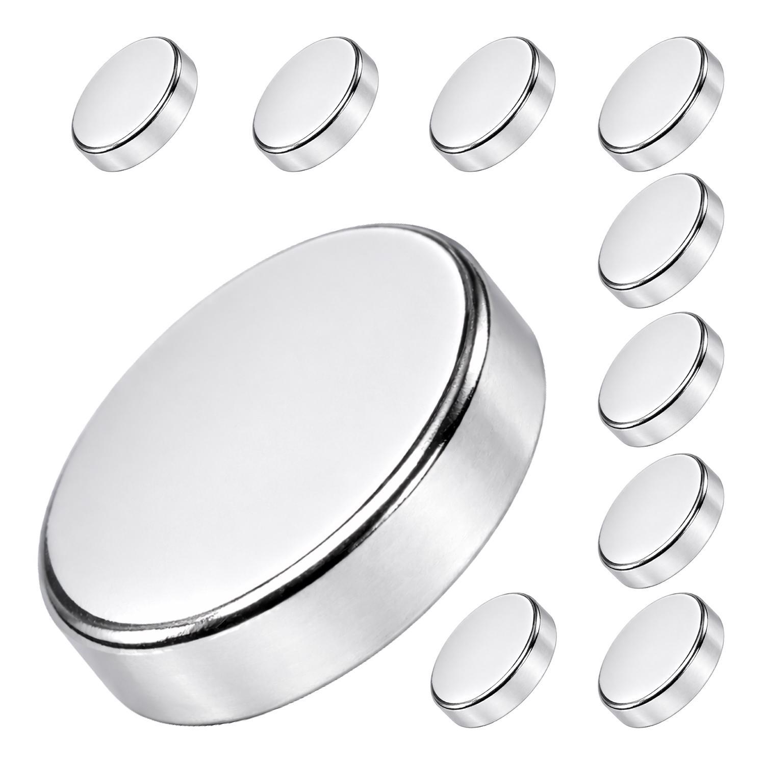 3枚 マグリス Magnet Source .118 in. L X .315 in. W Silver Super Disc Magnets